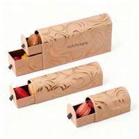 Boîte à tiroir d'emballage personnalisé de luxe pour biscuit macaron Thé de l'après-midi Desserts sucrés Boîte à macaron Cookie Emballage en papier pour aliment cadeau