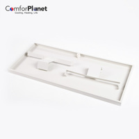 Bac de récupération d'eau de condensation en plastique pour pompe de climatiseur, bac de récupération de condensat