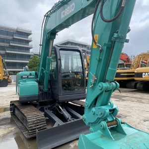 Excavadora Usada KOBELCO SK75 de 7.5 Toneladas, Excavadora Hidráulica de Orugas, Maquinaria de Construcción - Product Image 3