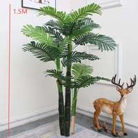 Arbre décoratif artificiel vert de haute qualité, 120 cm à 210 cm, simulation de palmier hawaïen, plante artificielle, arbre artificiel