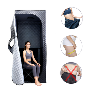 Đầy Đủ Cơ Thể 1 Người Xách Tay Hơi Nước Tắm Hơi Lều Sử Dụng Nhà Thiết Kế Hiện Đại Có Thể Gập Lại Ghế Không Thấm Nước Chất Liệu - Product Image 2