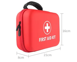 मेडिकल प्राथमिक चिकित्सा किट के लिए पोर्टेबल वाटरप्रूफ बड़ी क्षमता वाला प्राथमिक चिकित्सा बैग ईवा हार्ड शेल केस