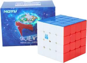 MOYU <span class=keywords><strong>AoSu</strong></span> V7 Flagship Cube de vitesse magnétique 4x4 96 aimants 4x4x4 Type coloré - Product Image 6