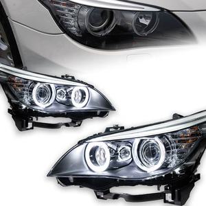 Accessoire automobile GZ18, phare complet pour voiture, lentille de phare modifiée, ensemble de phares pour <span class=keywords><strong>BMW</strong></span> E60 2003-2010 - Product Image 6