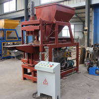 Machine à fabriquer des blocs de terre RPT2-10, machine à fabriquer des briques électriques, machine automatique à fabriquer des blocs de briques en argile