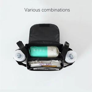 Universal Oxford Schulter gurt Kinderwagen Organizer Getränke halter Tragbare <span class=keywords><strong>Baby</strong></span> Travel Essential Zubehör Für alle Mama Taschen - Product Image 5