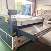 Machine de laminage à plat automatique grand format pour tissus, adhésifs thermofusibles, composés à base d'eau et de solvants, pour composites en mousse