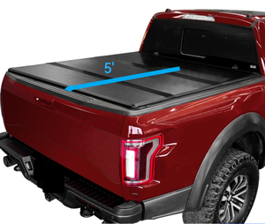 Fábrica personalizar duro tríptico camión cama Tonneau cubierta apta para 2016-2023 Toyota Tacoma SR5 acceso cabina 5 '/60,5 "cama 3ª generación - Product Image 1