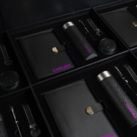 Ensemble cadeau d'entreprise personnalisé CARDSILK avec logo pour les cadeaux des employés, les cadeaux de salons professionnels et les événements de branding d'entreprise, souvenir cadeau