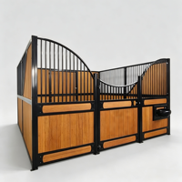 Porte de box à chevaux à charnières en fer galvanisé à chaud de qualité supérieure, haute rigidité, taille personnalisée, OEM disponible, garantie 5 ans