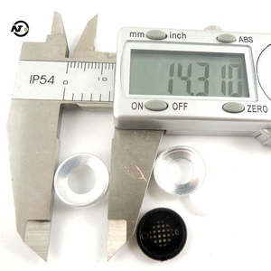 Hat nguyên liệu nhà máy Net bao phủ nút vải Bìa phẳng nhựa nút quần áo - Product Image 6