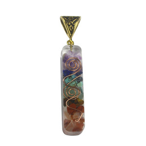 <span class=keywords><strong>Pendentif</strong></span> <span class=keywords><strong>Orgonite</strong></span> des sept chakras, vente en gros, cristaux d'<span class=keywords><strong>orgonite</strong></span> - Product Image 1