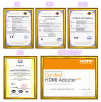 Carte de capture vidéo HDMI Carte de capture vidéo dvr à 4 canaux Commutateur HDMI Fonction KVM 4X1 pour connecter trois caméras Quatre caméras