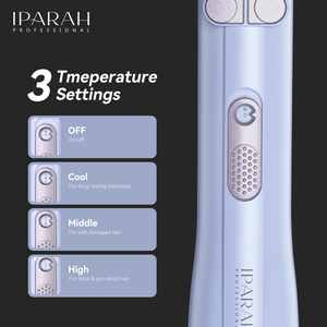مجفف شعر كهربائي احترافي دوار 2 في 1 من IPARAH P-269-2 مع فرشاة تصفيف الشعر بقوة 1000-1200 واط للفنادق - Product Image 2