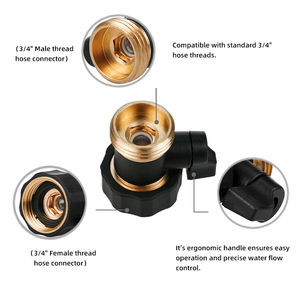 ชิ้นส่วนเครื่องสเปรย์ท่อน้ำวาล์ว shutoff รวดเร็วการไหลทางเดียวสำหรับสวน - Product Image 4