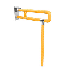 Barra de Apoyo para Inodoro Fuyao, Amarilla, Antideslizante, de Acero Inoxidable, para Personas Mayores, Soporte de Seguridad para Baño - Product Image 5
