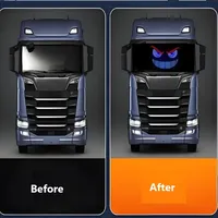 Nouvelles feux arrière décoratifs LED « Devil Eye » pour voiture, lumière d'avertissement rouge dynamique « Demon Eyes », lumière d'ambiance 12V, montage universel, garantie 1 an