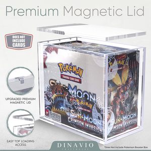 Vitrine personnalisée en acrylique transparent UV avec boîtier de protection à aimant puissant pour Evolutions - Product Image 3