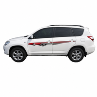 Autocollant vinyle latéral pour SUV : Kit de modification extérieure de voiture résistant aux UV avec emblème de course et graphiques de porte
