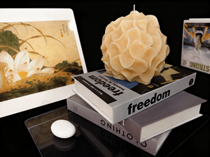 Vela electrónica suave en forma de flor para sala de estudio literario Fiesta de té de primavera La luz cálida crea una sensación de relajación - Product Image 4