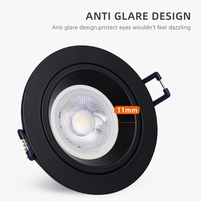 European Pop Good Quality Pure Aluminum Down Light LED Ceiling Light GU10 Recessed Downlights · image 5