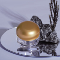 50g Vide Clair Cosmétique Corps Gommage Beurre Bocaux En Verre Crème Emballage Masque Pour Les Yeux Conteneur De Pot