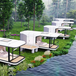 Capsule spatiale de qualité pour l'hôtellerie et les espaces extérieurs, fabriquée en métal, bois, aluminium et autres matériaux - Product Image 4