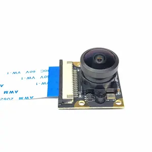Ahududu <span class=keywords><strong>Pi</strong></span> 4B 3B 3B + 2B için 160 derece Raspberry 47 kamera modülü FFC CSI kablo ile 1080p HD 5 milyon piksel 2592*1944 - Product Image 4