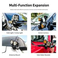 Support de fixation rapide pour éclairage de capot pour F150 Gen3 Raptor, extension de pilier, modification spéciale non destructive