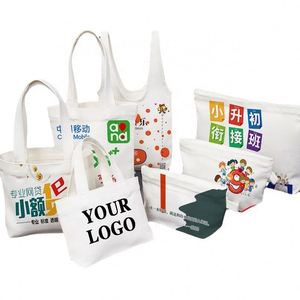 Sac en toile de jute personnalisé avec logo promotionnel pour entreprise, pochette, sacs cadeaux - Product Image 1
