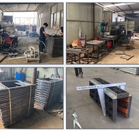 Abrazadera de encofrado de viga de hormigón ajustable eléctrica, columna de Construcción automática, tensor de construcción rápida, banda de acero galvanizada