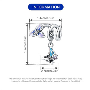 Nuevos pendientes de borla con forma de orquídea y mariposa, diseño original, lujo discreto, modernos y versátiles - Product Image 3