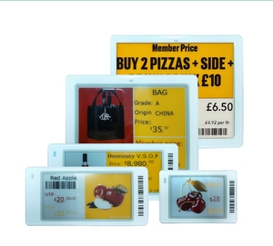Factory 3.5 Inch Supermarket Digital <b>Price</b> <b>Tag</b> System 4 Color E-ink Epaper ESL <b>Price</b> Label for Shop Electronic Shelf Label - Product Image 1