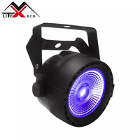 Mini lampe Cob LED RGBW 30W UV DMX 512 LED, éclairage d'usine, DJ, lumière de scène de mariage, contrôle automatique