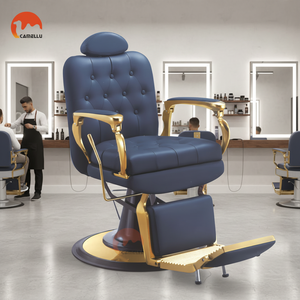 Poltrona da Barbiere di Lusso Popolare per Salone, Sedia da Barbiere per Taglio Capelli da Uomo, Prodotta in Cina - Product Image 1