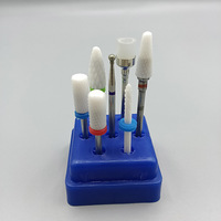 Meilleure vente : Kit professionnel de 7 outils pour l'art des ongles, embouts de perceuse à ongles en céramique