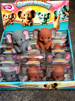 Jouet anti-stress en blocs de construction, en forme d'éléphant, cochon rose, ours, fraise, poulet, hamster, dinosaure, jouet à presser, jouet sensoriel, jouet promotionnel
