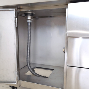 Table de traitement pour animaux de compagnie de grande capacité en acier inoxydable EURVET Vet Hospital Professional - Product Image 6