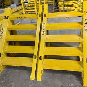 Escaliers de plate-forme d'échelle de cage d'échelle de <span class=keywords><strong>piscine</strong></span> de FRP Résine insaturée et échelles d'étape de fibre de verre sans alcali - Product Image 2