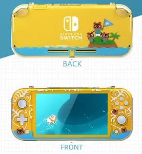 Funda protectora antigolpes para Nintendo Switch Lite, carcasa dura con diseño de Animal Crossing, transparente