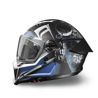 Casque de course DOT léger, casque de moto de sécurité, lentille anti-buée en PC, matériau ABS, certifié 3C, casque intégral toutes saisons