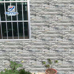 Azulejos de Cerámica para Paredes Exteriores con Superficie Mate Antideslizante, Diseños de Ladrillos de Piedra de Mármol para Pisos, Decoración de Edificios, 300X600 200X400mm - Product Image 3