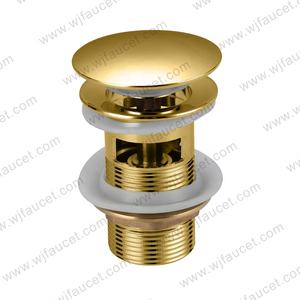 1 1/4 Stainless Steel 8 CM Click Clack Bathroom <strong>Sink</strong> <strong>Drainer</strong> Waste Pop up Wash Basin Drains <strong>With</strong> <strong>Overflow</strong> - Product Image 5