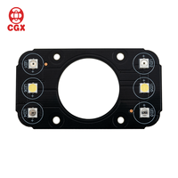 Fournisseur CGX, conception de circuits imprimés SMT, lumière blanche 6000-6500K + LED infrarouge 3030, épaisseur de cuivre 1 oz, fabrication de circuits imprimés, accessoires CCTV