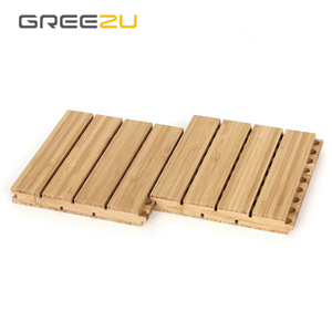 แผ่นผนังอะคูสติกไม้ไผ่ 3 มิติ แผ่นผนังไม้ไผ่ลายเส้น แผ่นกระจายเสียงไม้ไผ่ลายเส้นสำหรับตกแต่งภายใน - Product Image 4