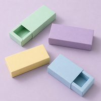 Boîte en papier kraft personnalisée ECO avec insert pour savon, bougie, bijoux et emballage de produits cadeaux durables
