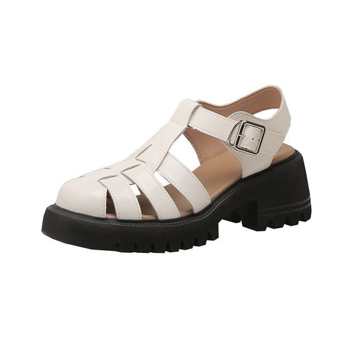 Semelle beige + noire