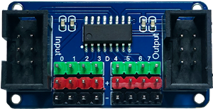 Module registre à décalage 74HC595, carte d'extension de sortie série-parallèle 8 bits, connectable en cascade IDC6 pour Arduino AVR PIC MCS0595 - Product Image 5
