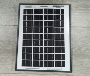แผงโซลาร์เซลล์แบบโมโนคริสตัลไลน์ OEM ODM 5W 12V สำหรับใช้งานกลางแจ้ง กล้องวงจรปิด และระบบรักษาความปลอดภัย - Product Image 1