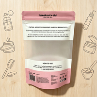 Sacs à fenêtre transparents givrés avec logo personnalisé, pochettes en plastique mat refermables pour emballage de savon artisanal et cosmétiques